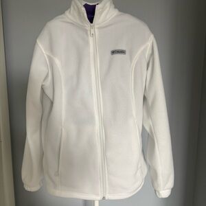 Columbia Women’s White Fleece Jacket